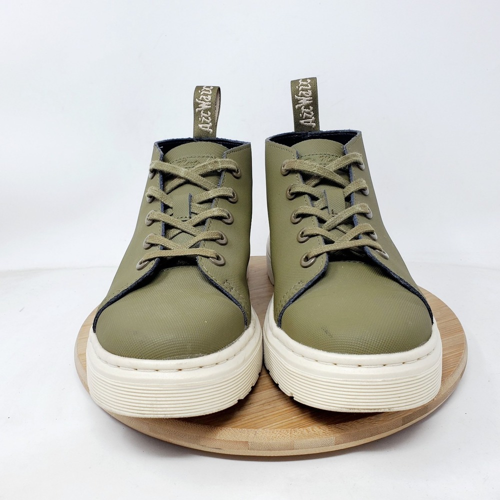 Dr Martens Boots Womens 6 Baynes Green Punk Grunge Platform Chunky Ankle Chukka - Picture 3 of 13